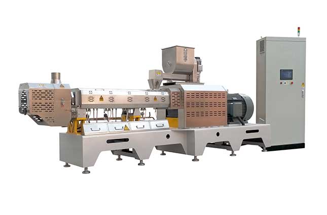 Low moisture texture soya protein twin screw extruder